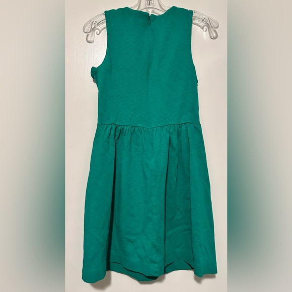 J. Crew Daybreak sleeveless dress pockets emerald green size S - Picture 3 of 7